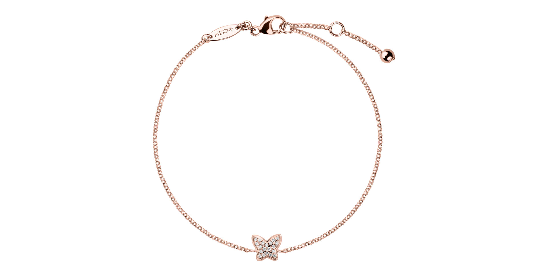 Diamond bracelet Butterfly