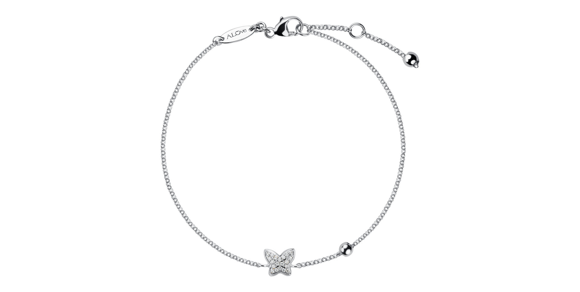 Diamond bracelet My Butterfly