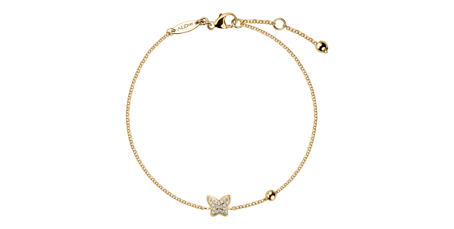 Diamond bracelet My Butterfly