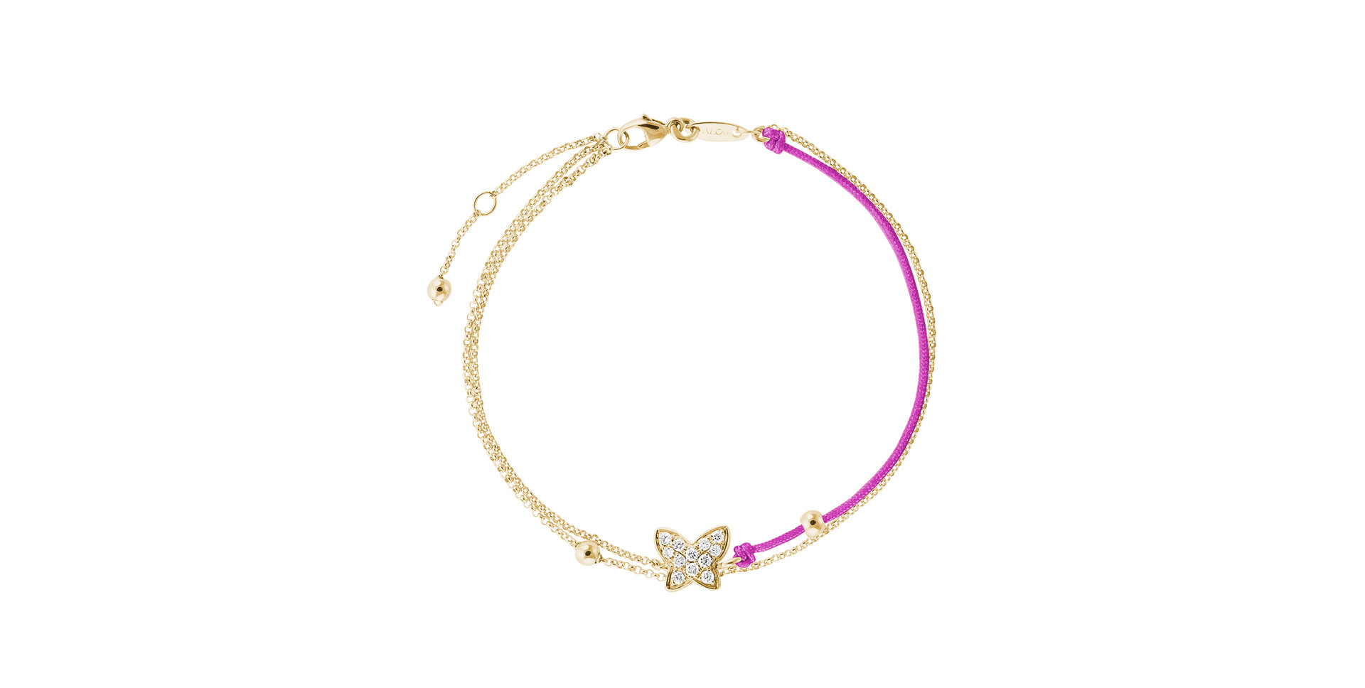 Diamond bracelet Luxury Butterfly
