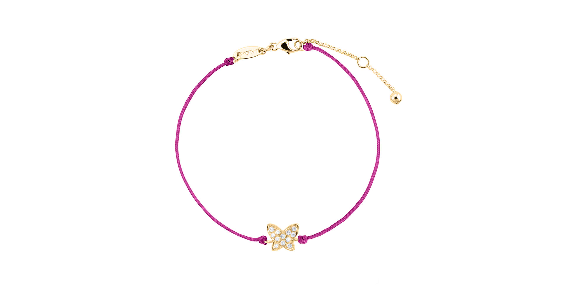 Diamond bracelet Lovely Butterfly