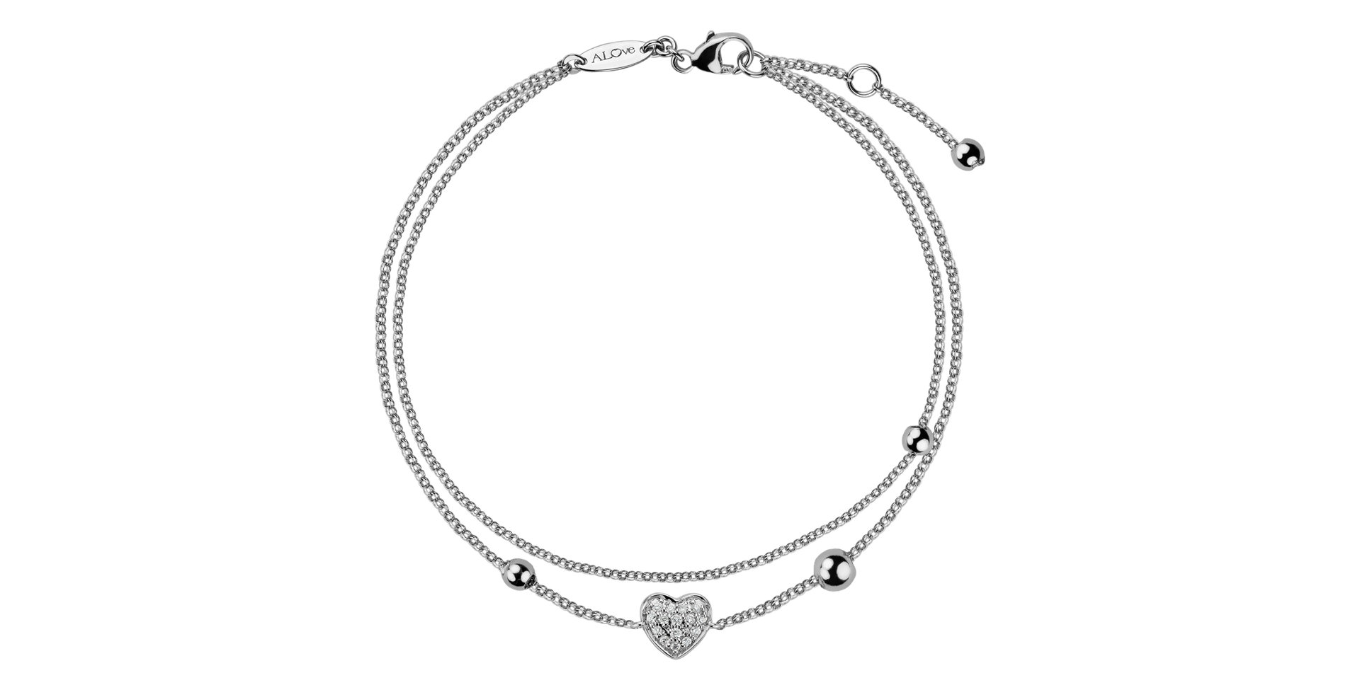 Diamond bracelet Diamond Heart
