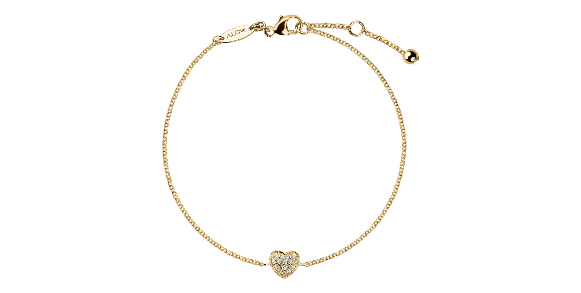 Diamond bracelet Little Heart