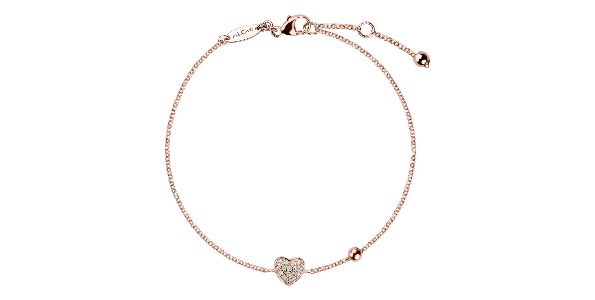 Diamond bracelet My Heart