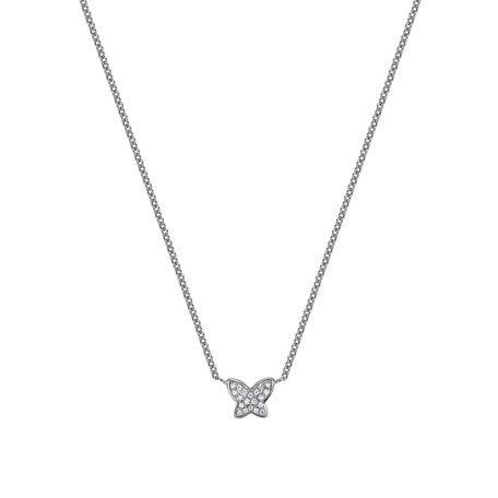 Diamond necklace Magic Butterfly