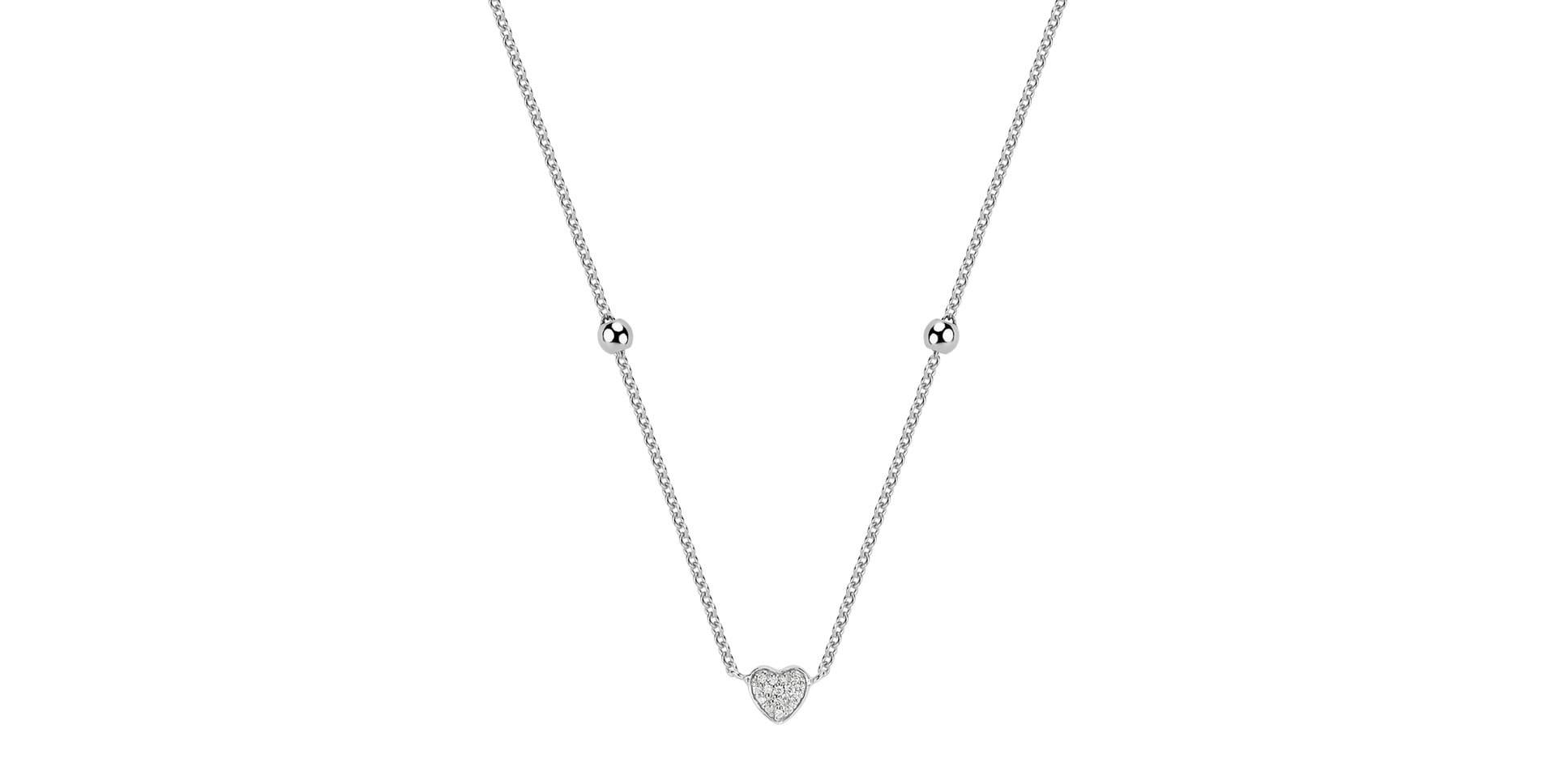 Diamond necklace Tender Heart