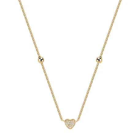 Diamond necklace Tender Heart
