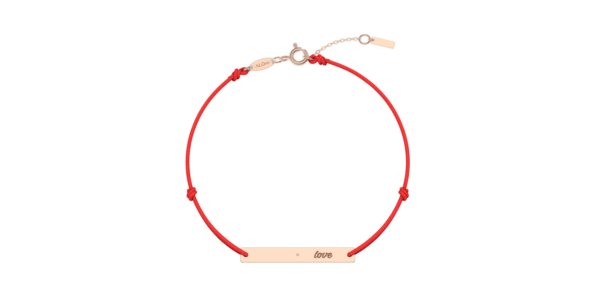 Diamond bracelet Love