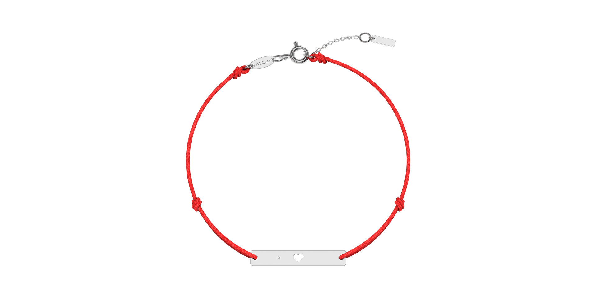 Diamond bracelet Heart Stamp