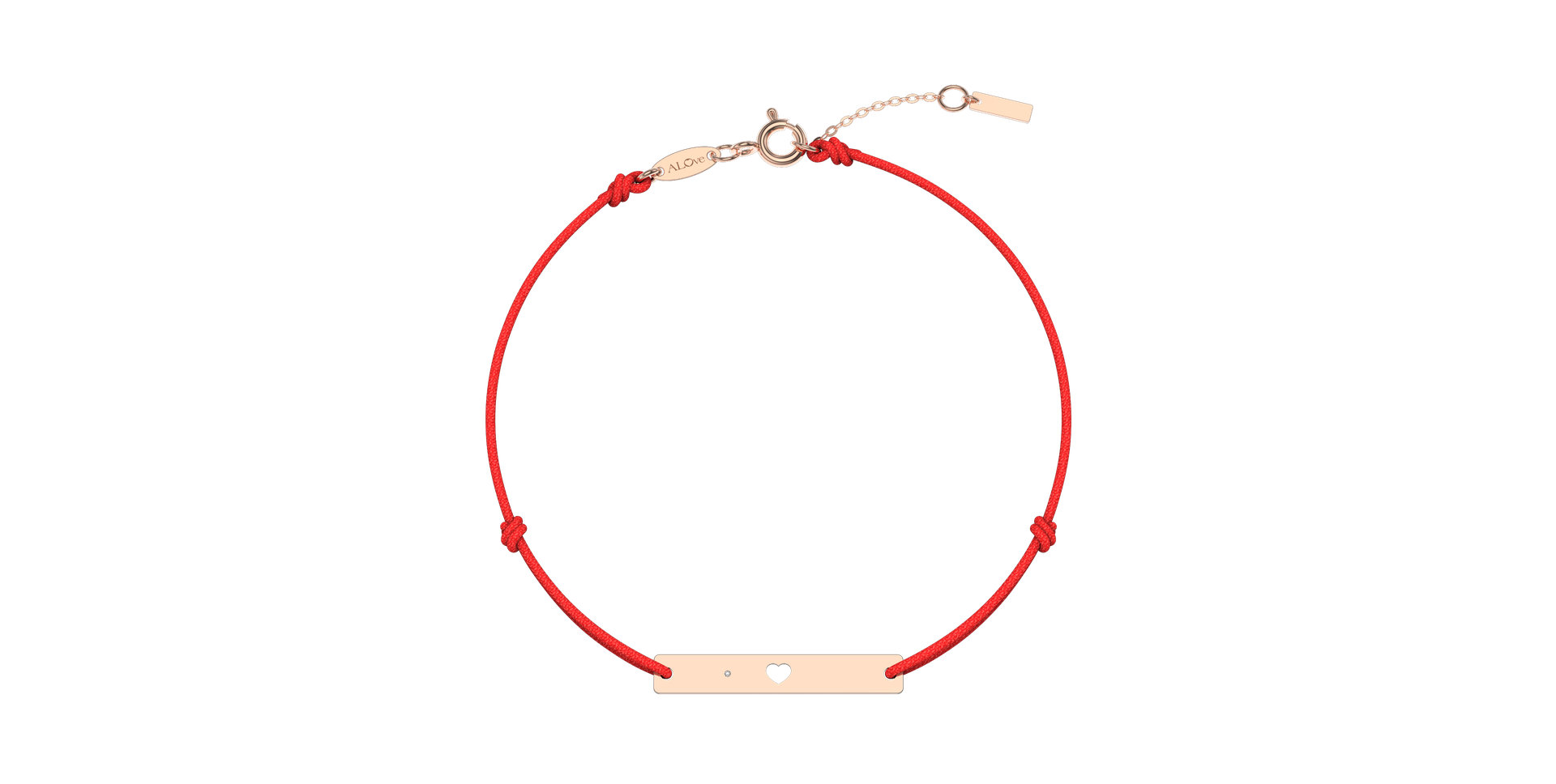 Diamond bracelet Heart Stamp