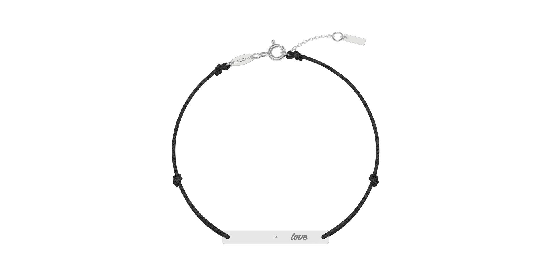 Diamond bracelet Love