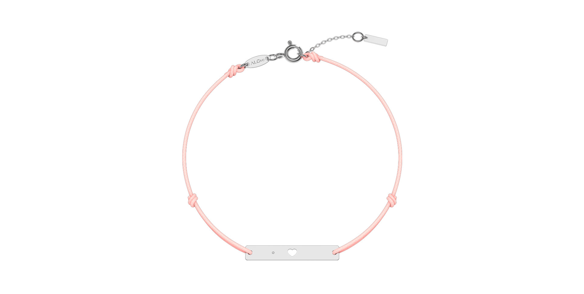 Diamond bracelet Heart Stamp