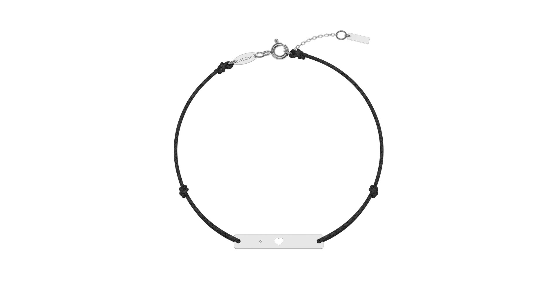 Diamond bracelet Heart Stamp