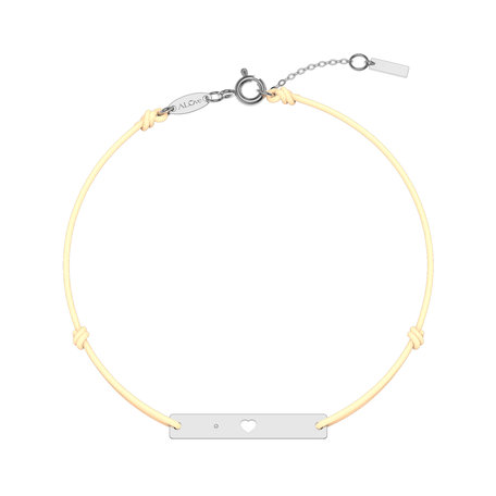 Diamond bracelet Heart Stamp