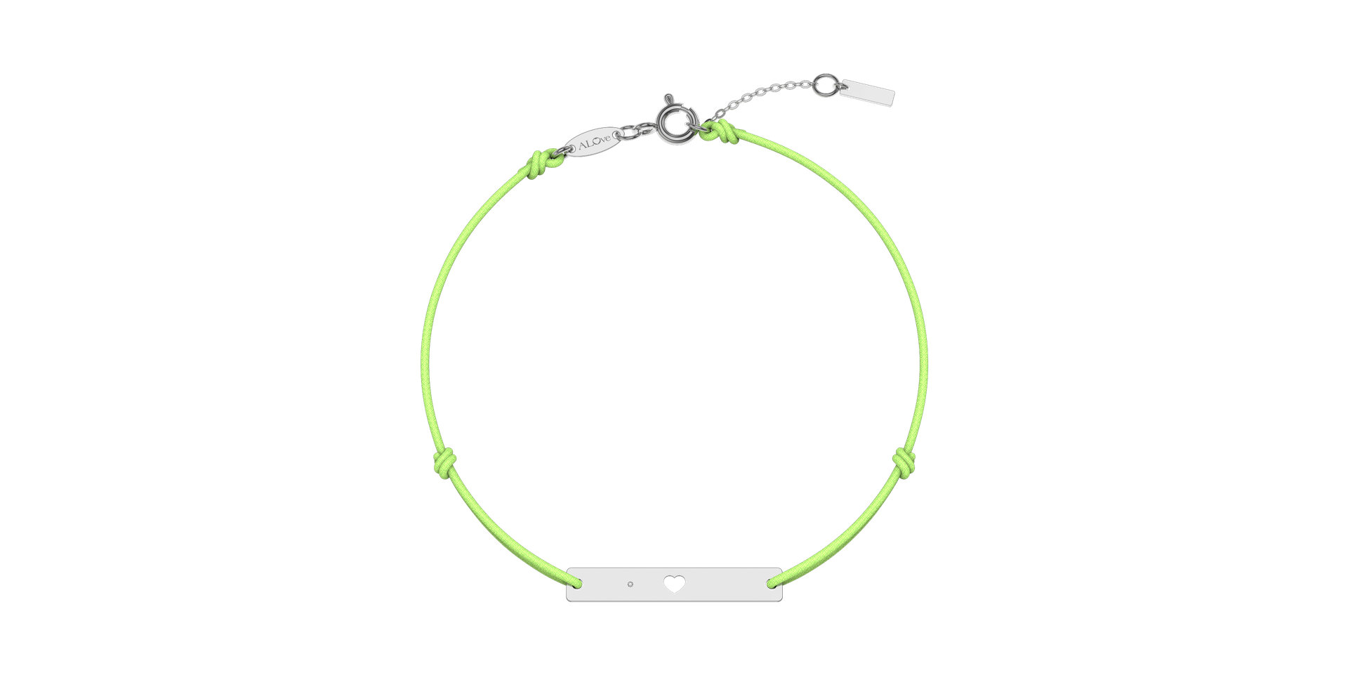 Diamond bracelet Heart Stamp