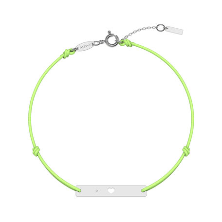 Diamond bracelet Heart Stamp