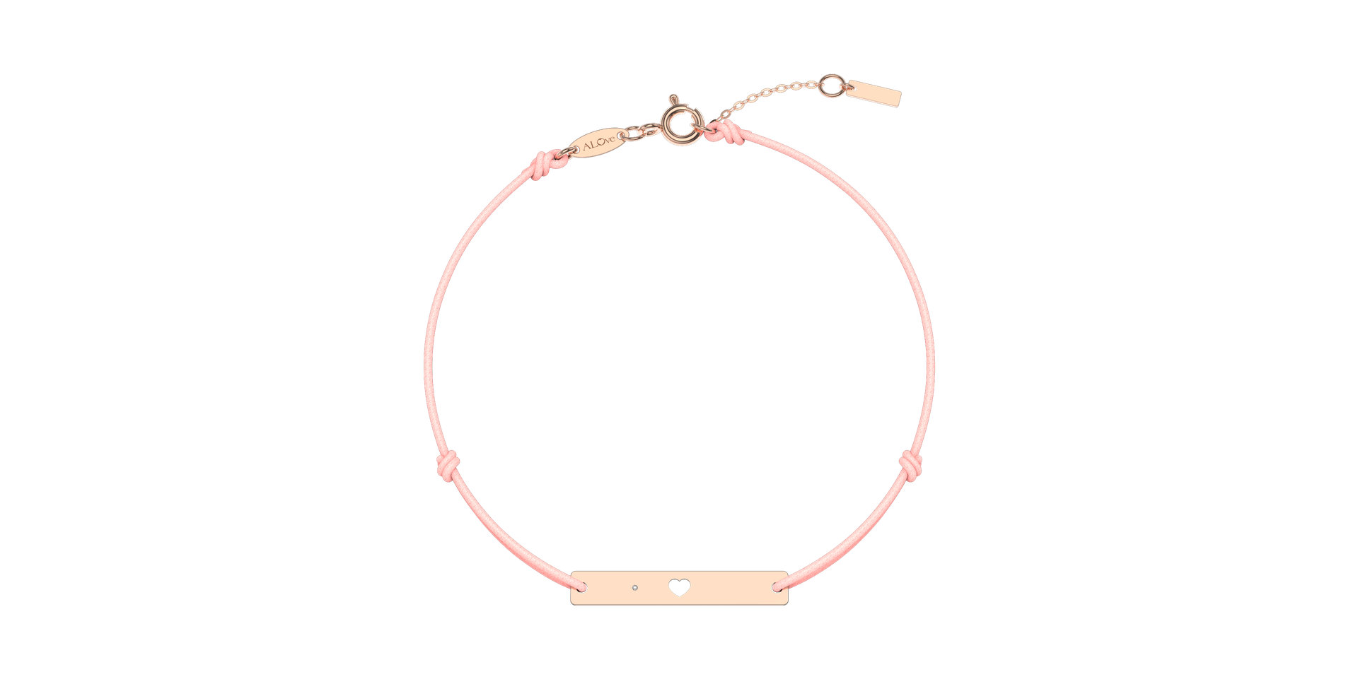 Diamond bracelet Heart Stamp