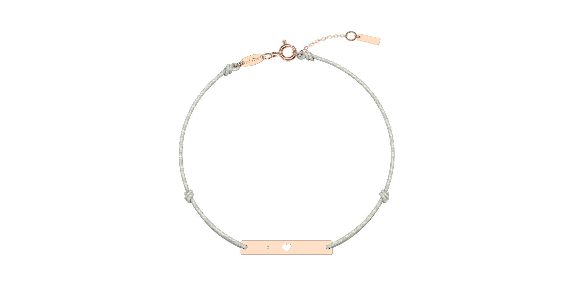 Diamond bracelet Heart Stamp