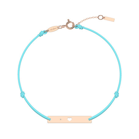 Diamond bracelet Heart Stamp