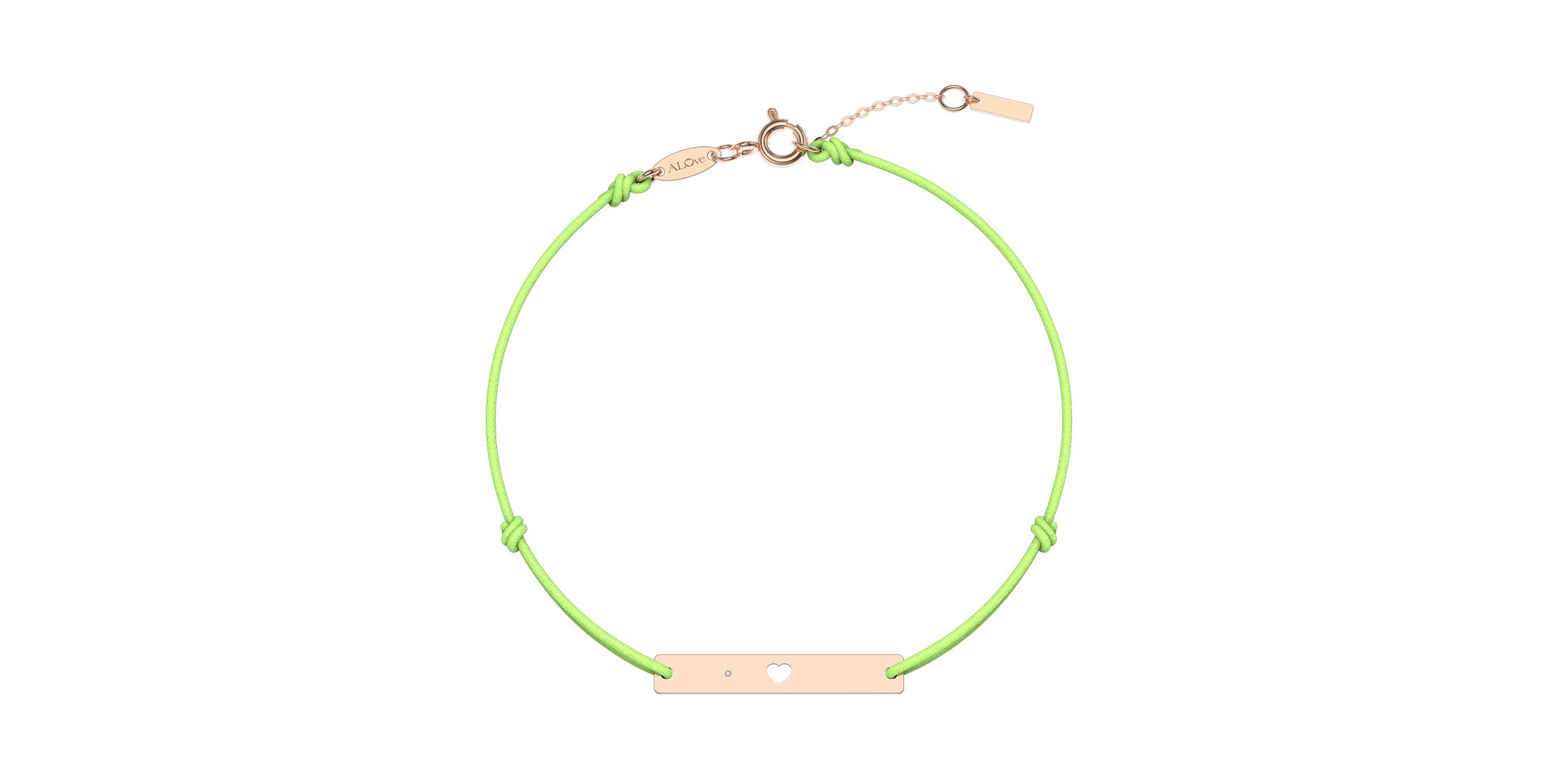 Diamond bracelet Heart Stamp