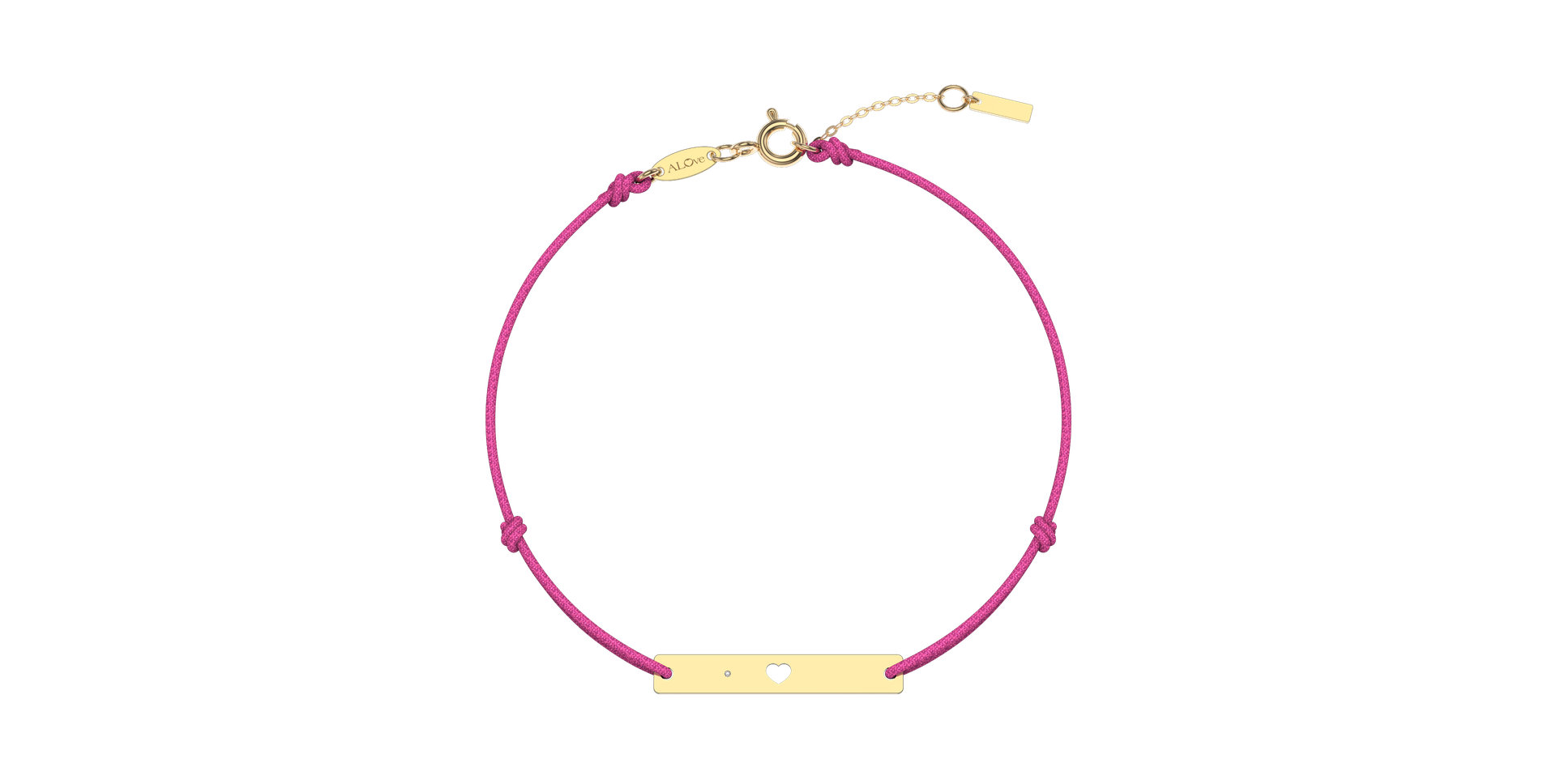 Diamond bracelet Heart Stamp