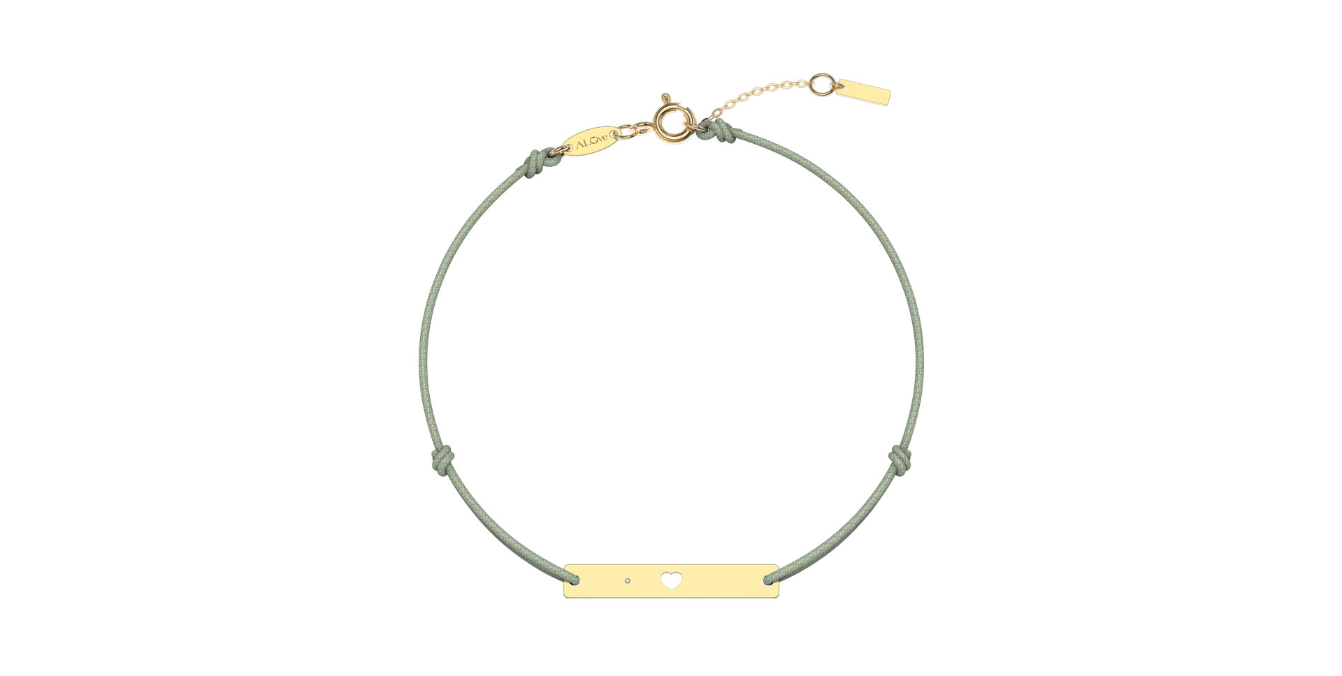 Diamond bracelet Heart Stamp