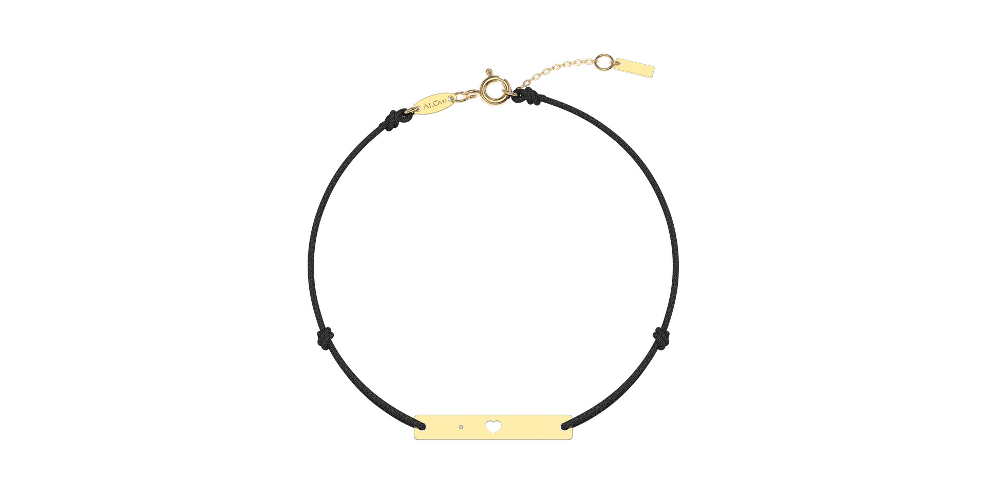 Diamond bracelet Heart Stamp