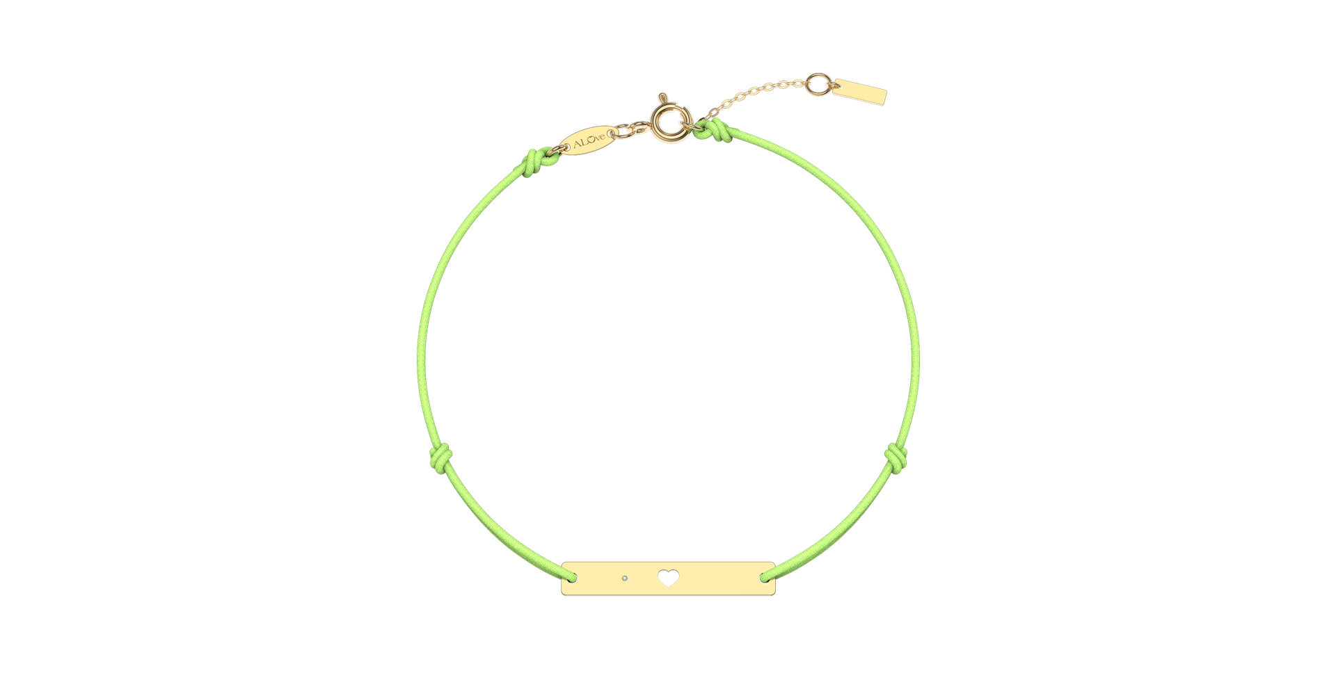 Diamond bracelet Heart Stamp