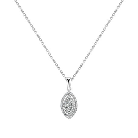 Diamond pendant Ice Galaxy