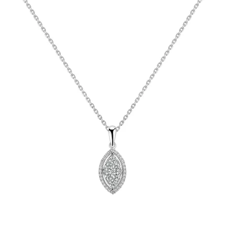 Diamond pendant Ice Galaxy