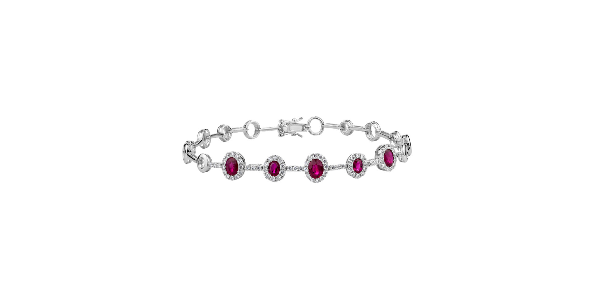 Diamond bracelet with Ruby Jacqueline