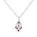 Diamond pendant with Ruby Daleyza3