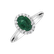 Diamond ring with Emerald Glory Allegory3