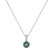 Diamond pendant with Emerald Blooming Spring3