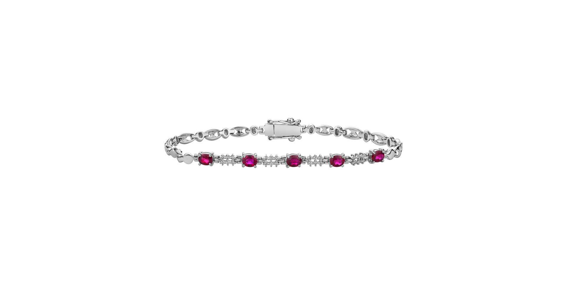 Diamond bracelet with Ruby Artemissio