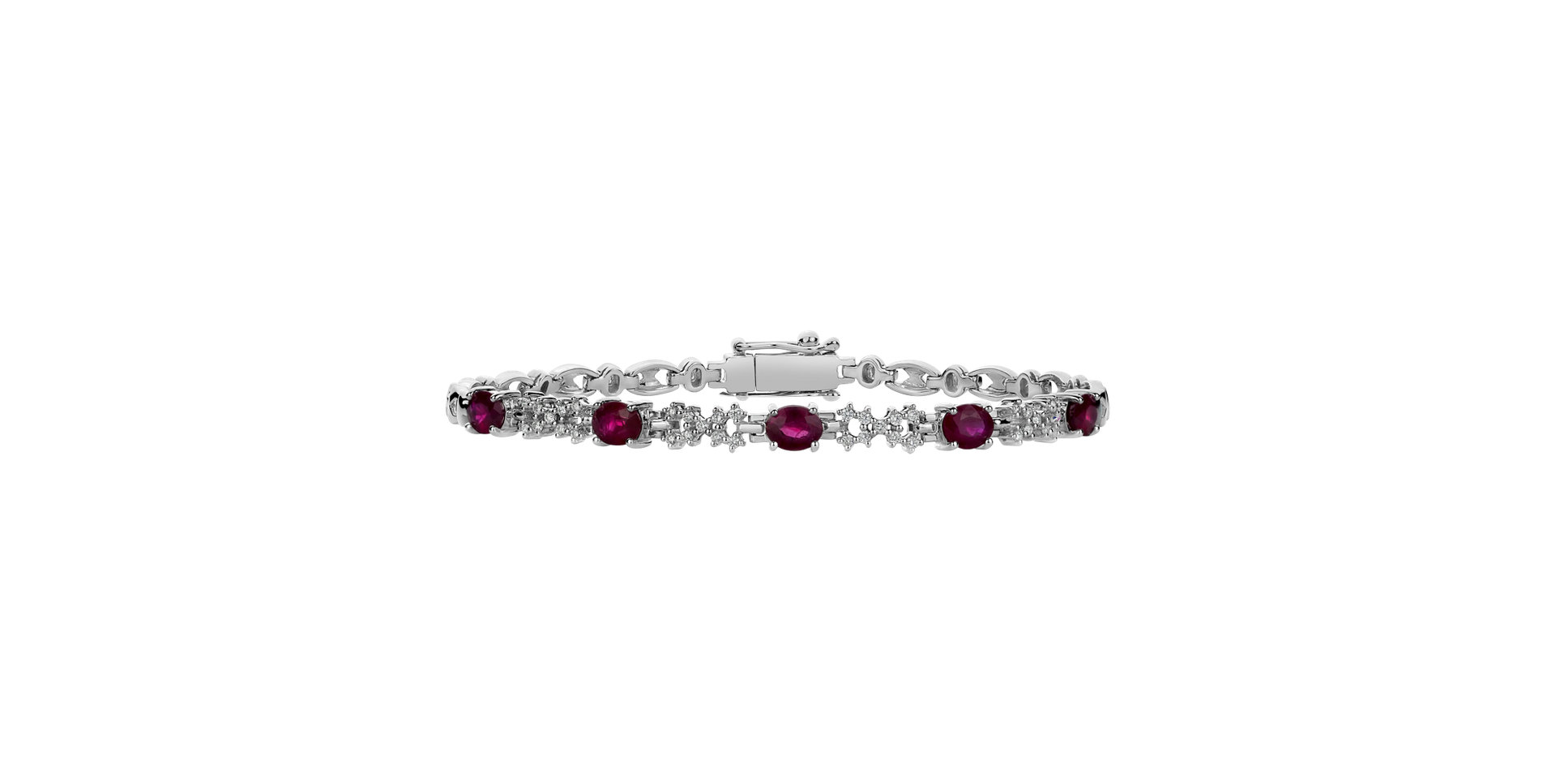 Diamond bracelet with Ruby Ruby Duchess