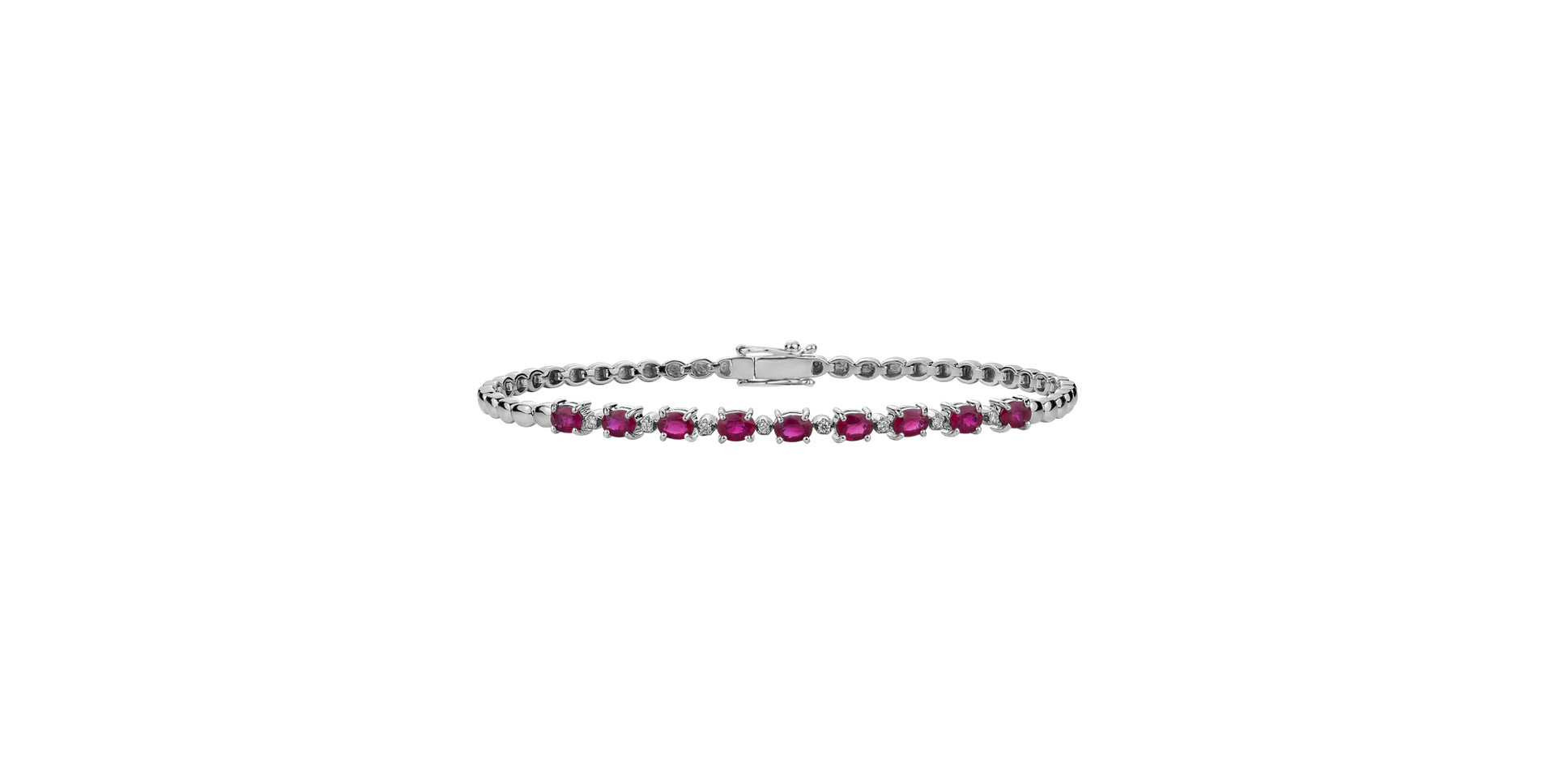 Diamond bracelet with Ruby Morrison