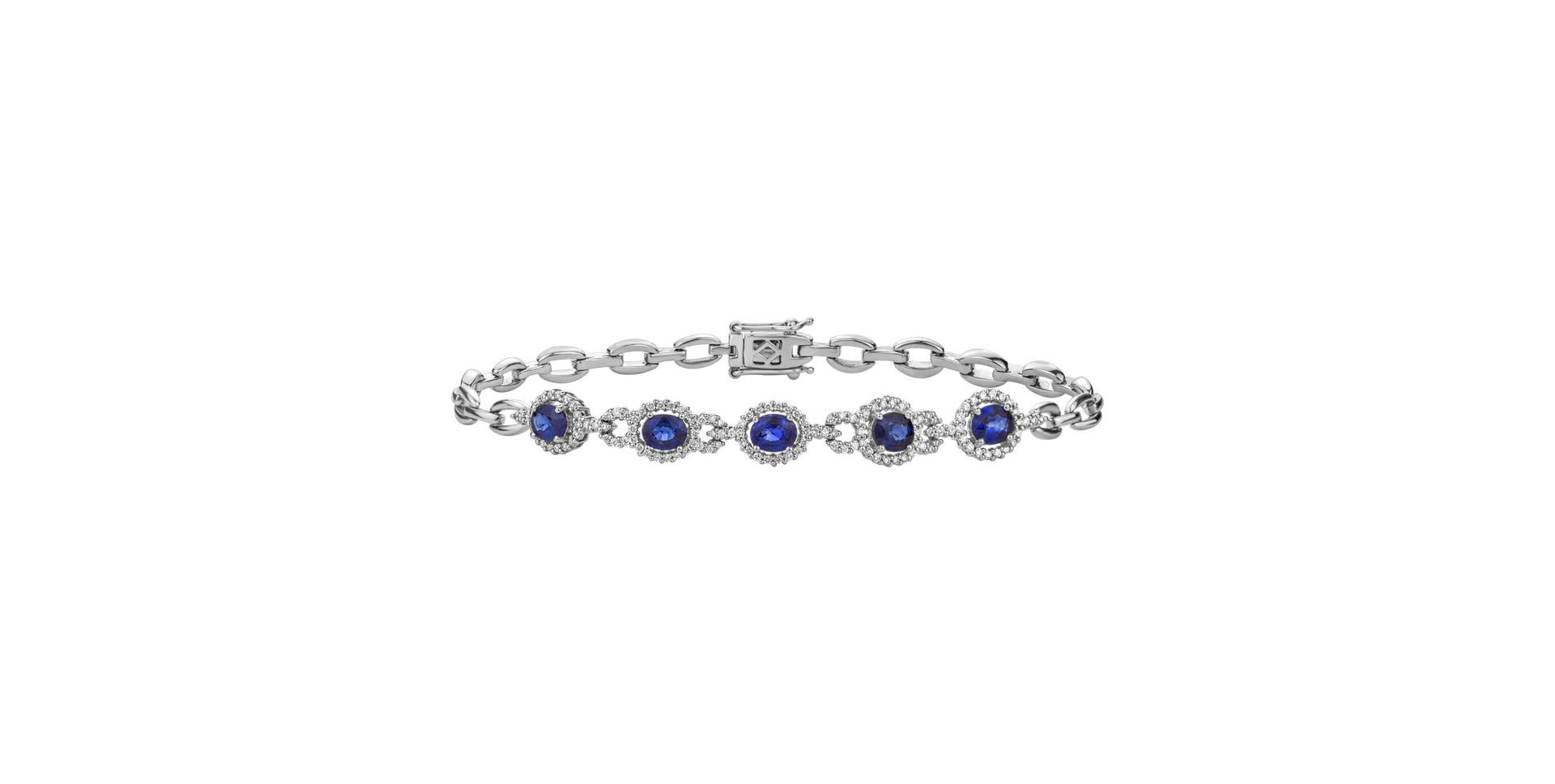 Diamond bracelet with Sapphire Variace