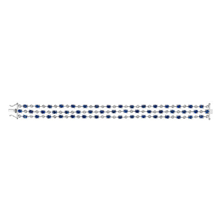 Diamond bracelet with Sapphire Majestic Skyline