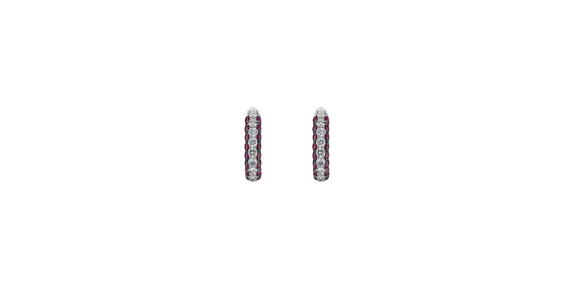 Diamond earrings and Ruby Yanthus