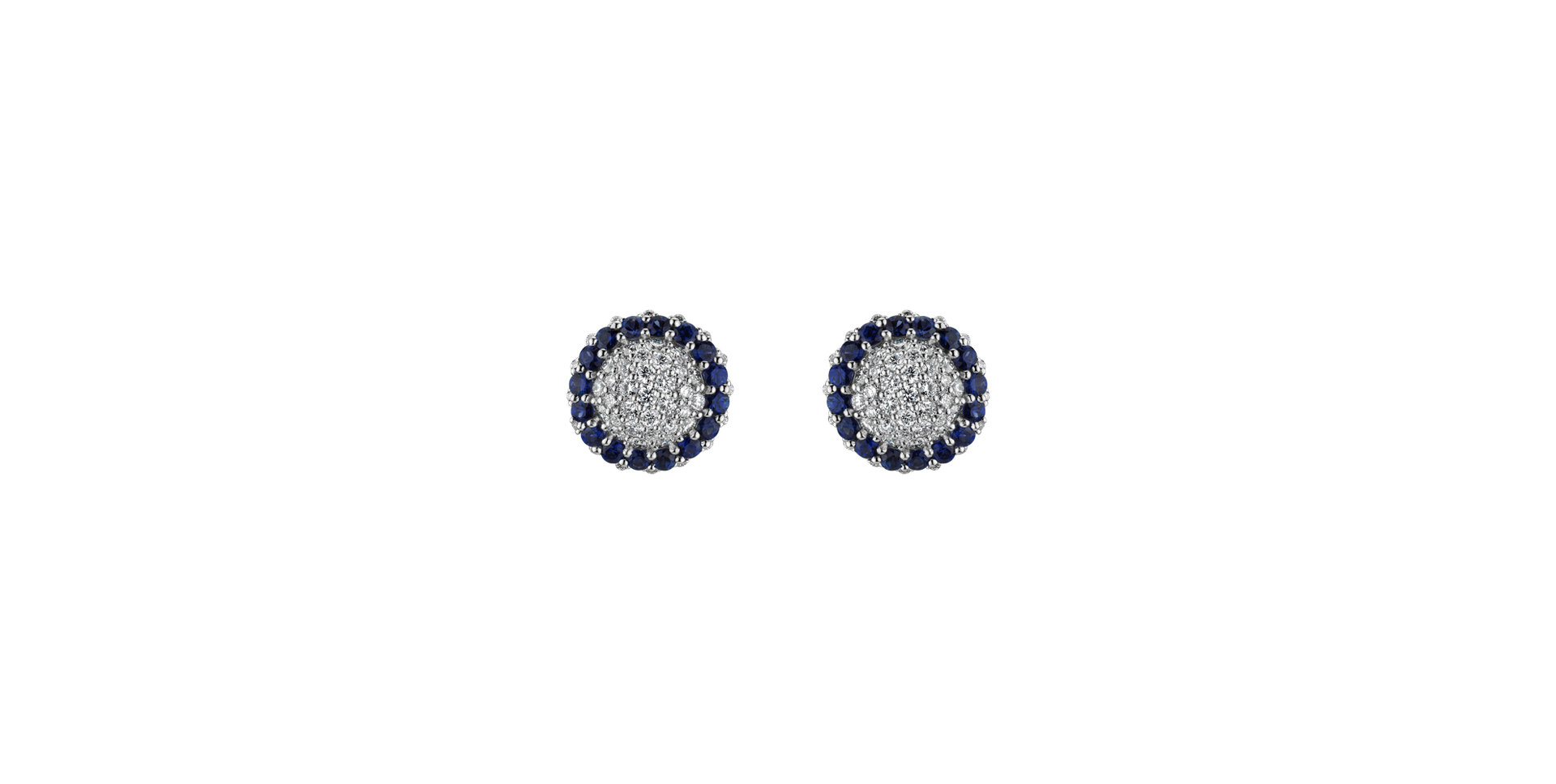 Diamond earrings and Sapphire Dilliana