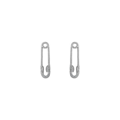 Diamond earrings Cassual Office