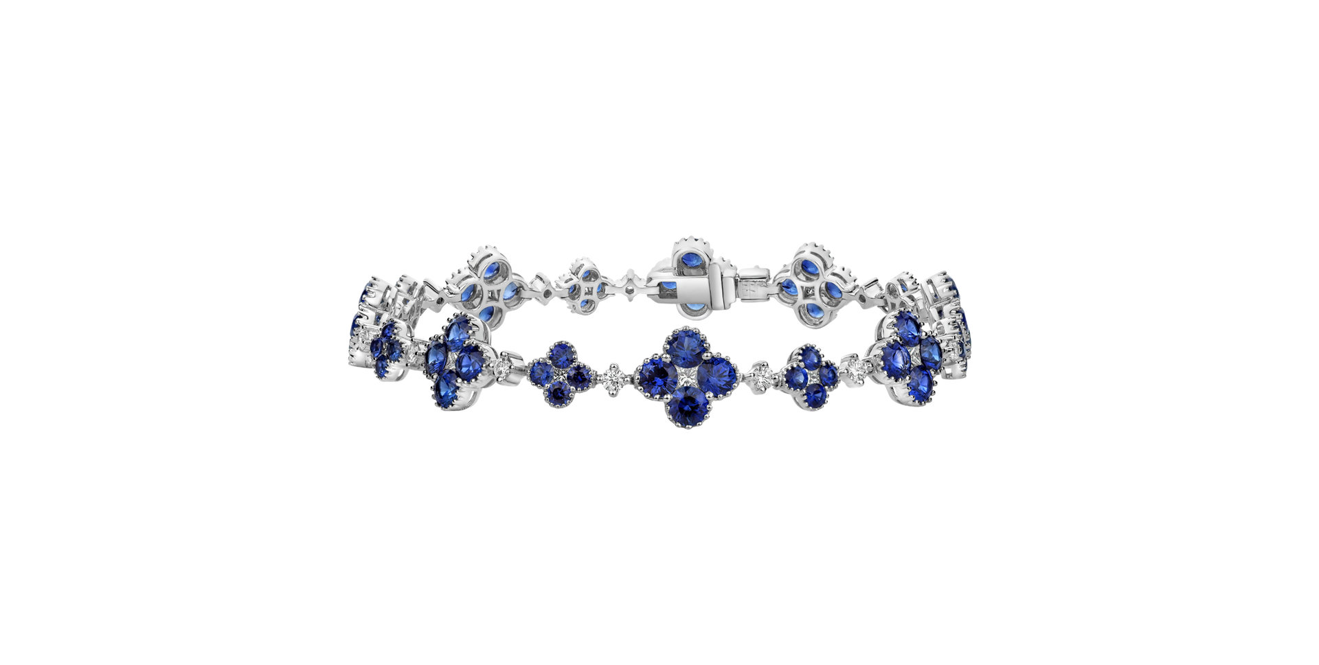 Diamond bracelet with Sapphire Sapphire Meadow