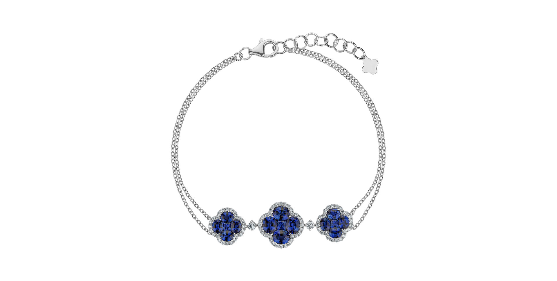 Diamond bracelet with Sapphire Sapphire Destiny