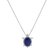 Diamond pendant with Tanzanite Navy Turtle3
