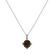 Diamond necklace with Quartz Round Galaxy4