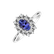 Diamond ring with Tanzanite Neverending Joy4