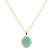 Diamond necklace with Chalcedony Drop Blossom4