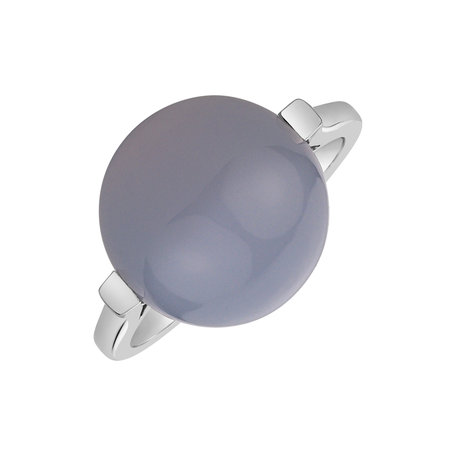 Ring with Chalcedony Sweet Embrace