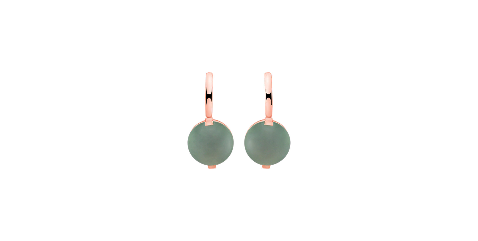 Earrings with Chalcedony Space Signature